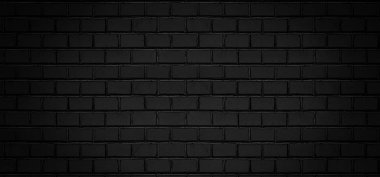 Soyut siyah tuğla kalıp arkaplan ve siyah arkaplan, boş kopyalama alanı.