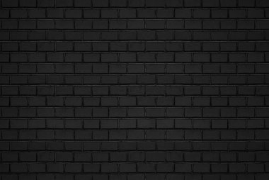 Soyut siyah tuğla kalıp arkaplan ve siyah arkaplan, boş kopyalama alanı.