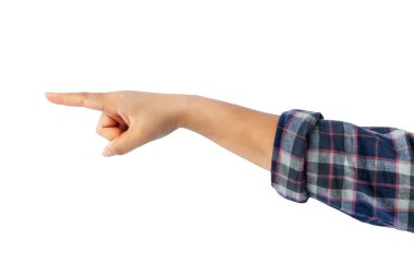 Beyaz arka planda izole edilmiş sembol ve jestler gösteren bir kadın eli. Dosya kırpma yolu ile içeriyor Çalışması çok kolay.