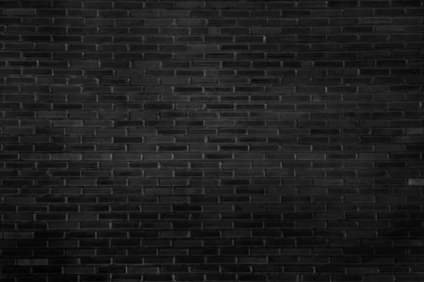 Absztrakt fekete tégla fal minta háttér és fekete háttér, — Stock Fotó