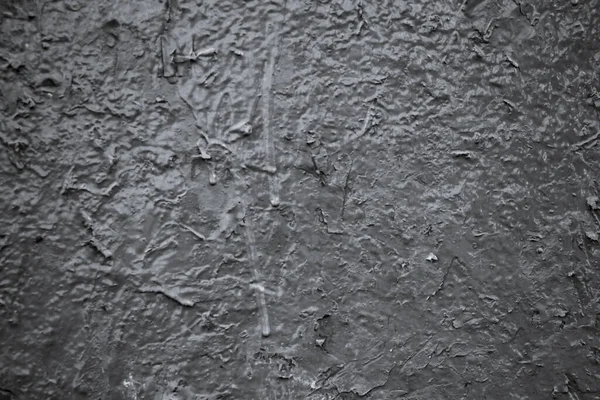 背景图 用灰色油漆涂成的粗糙墙 — 图库照片