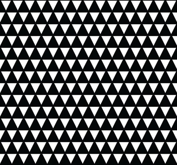 Black Field Triangles black & white Seamless Pattern b / w — стоковое фото