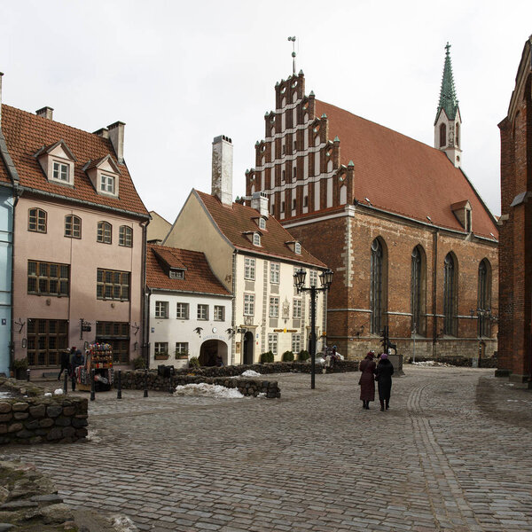Old City of Riga February 2016 street view