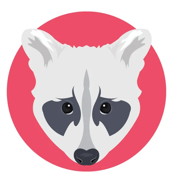 Fox icône plate — Image vectorielle