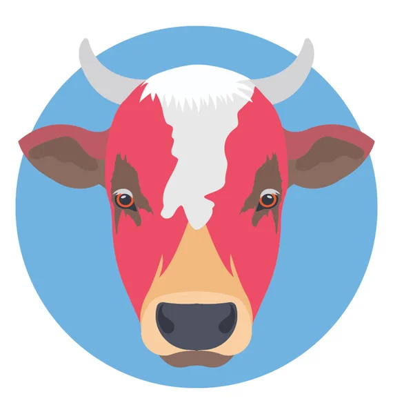 Płaskie ikona bydła — Wektor stockowy