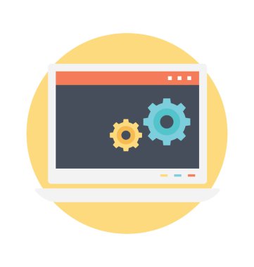  Veri işleme düz simgesi