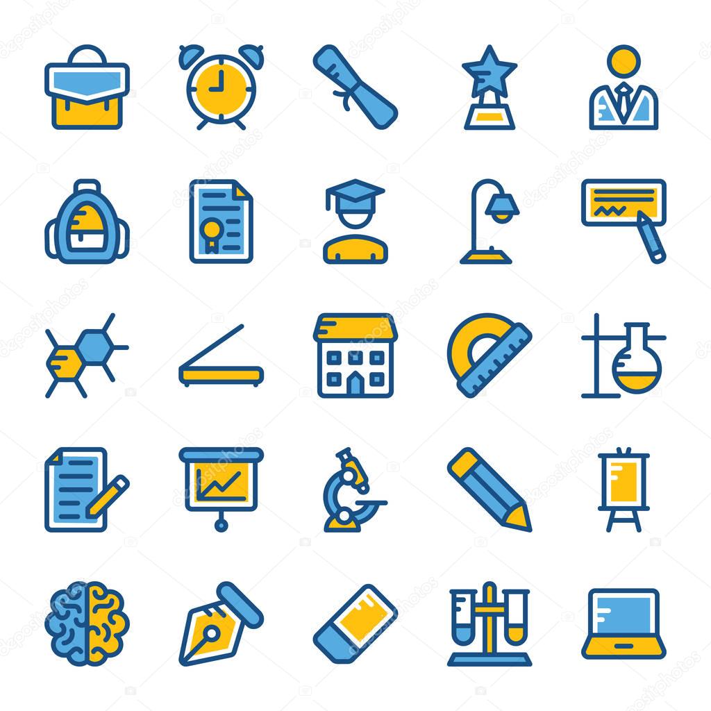 School and Education Vector Icons 2