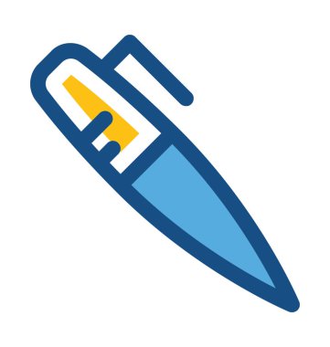 Kalem renkli vektör simgesi 