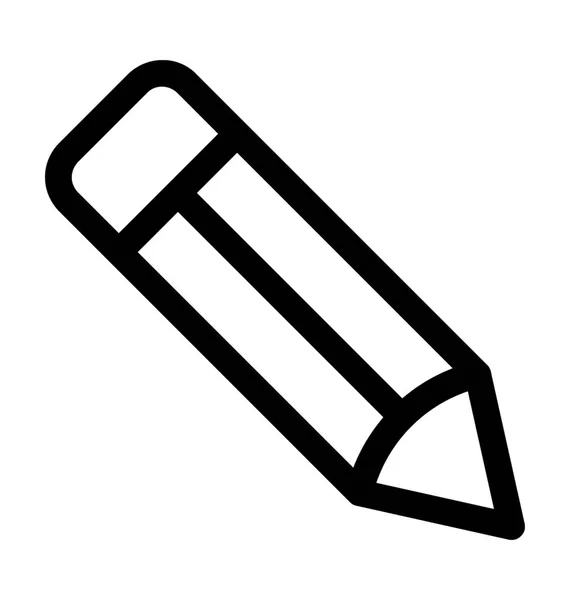 Ceruza vázlat Vector Icon — Stock Vector