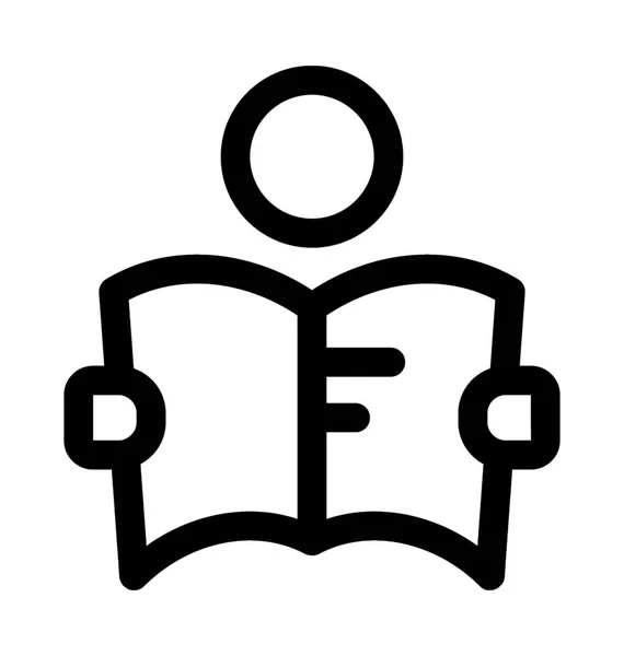 Student disposition vektor symbol — Stock vektor