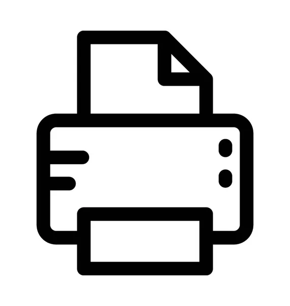 Векторная икона принтера — стоковый вектор