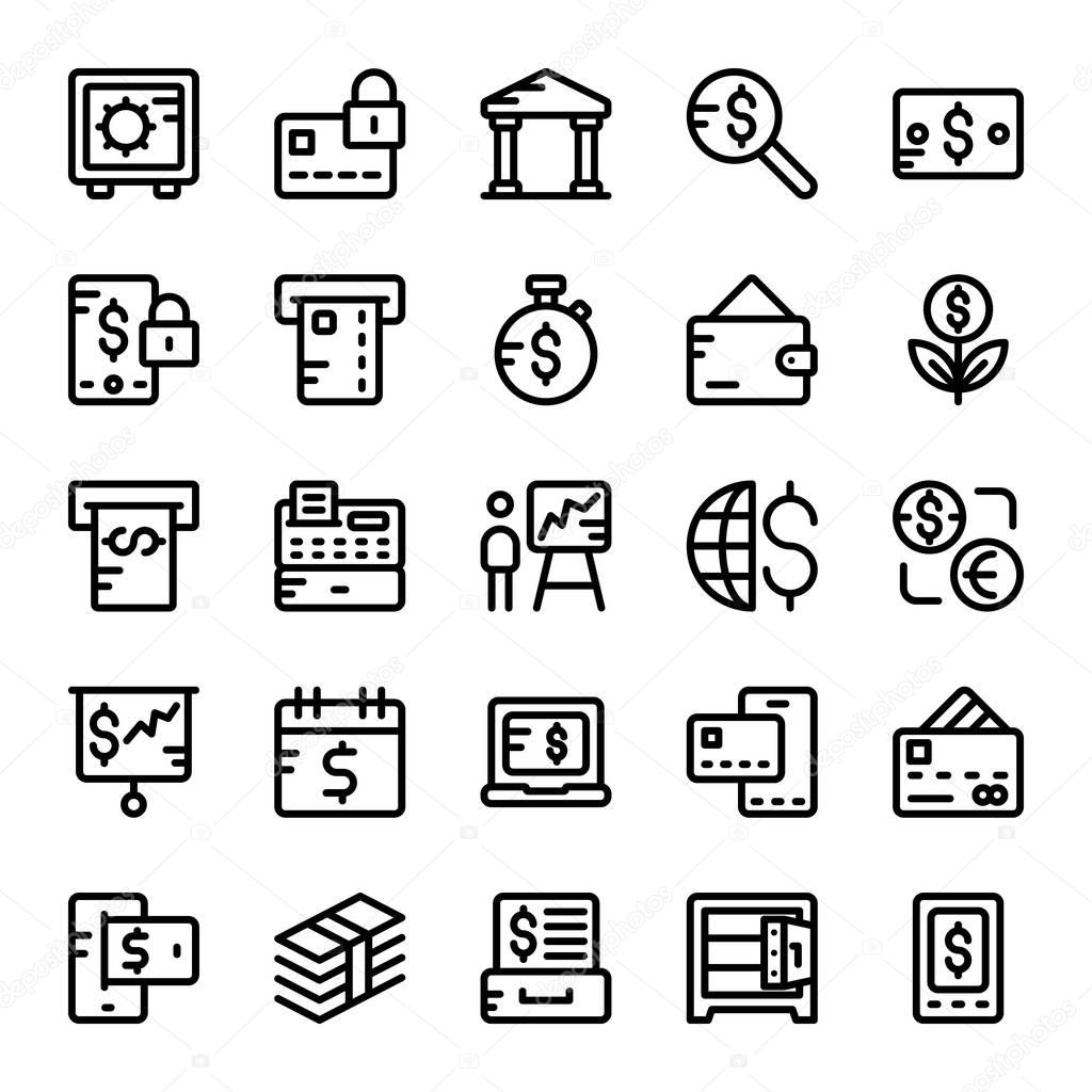 Finance and Payments Vector Icons 1