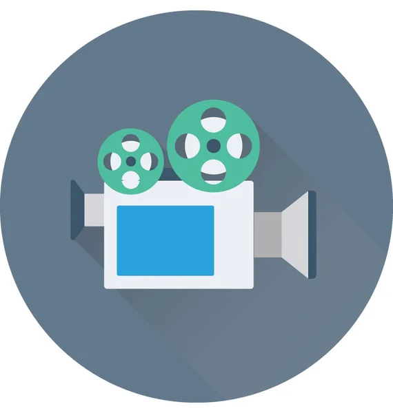 Videocamera Vector Pictogram — Stockvector