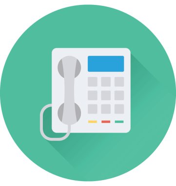 telefon düz vektör simgesi
