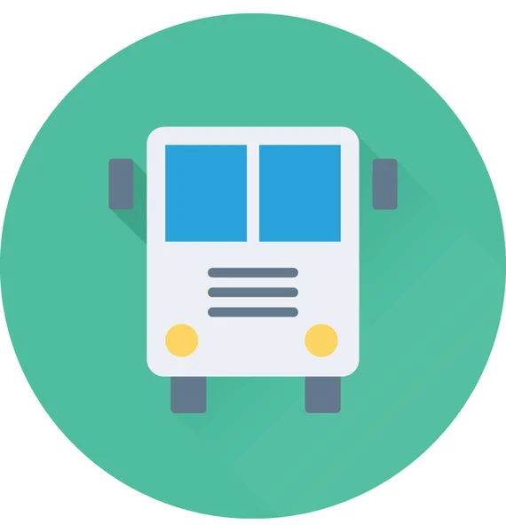 Tour Bus Vector Icon — Stock Vector