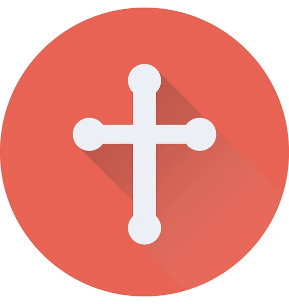 Holy Cross Vector Icon — Stock Vector