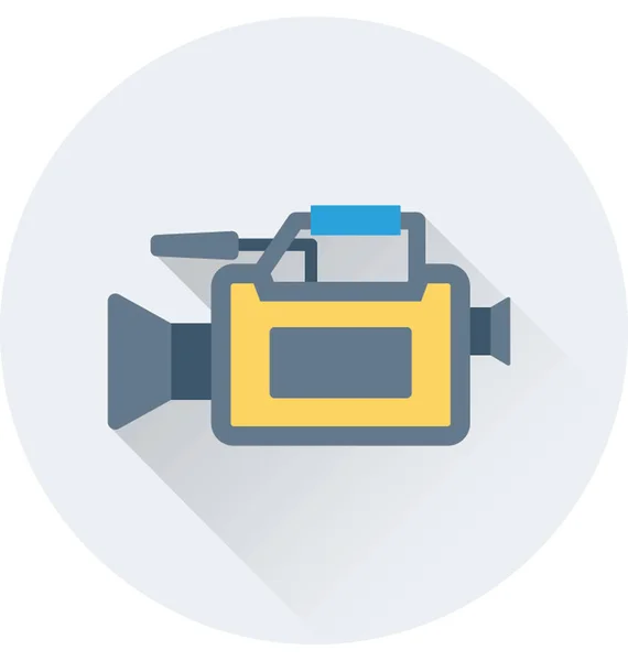 Videocamera Vector Pictogram — Stockvector