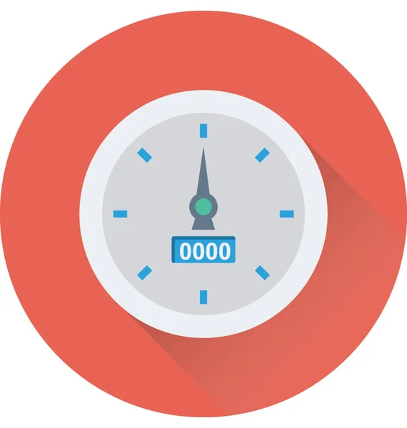 Dashboard Platte Vector Symbool — Stockvector