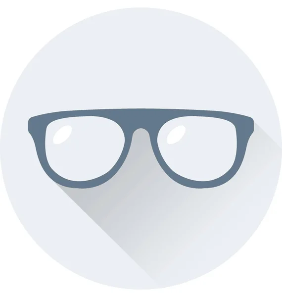 Icono Vector Plano Gafas — Vector de stock