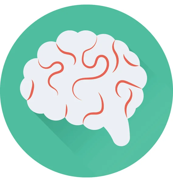 Людський Мозок Вектор Значок — стоковий вектор