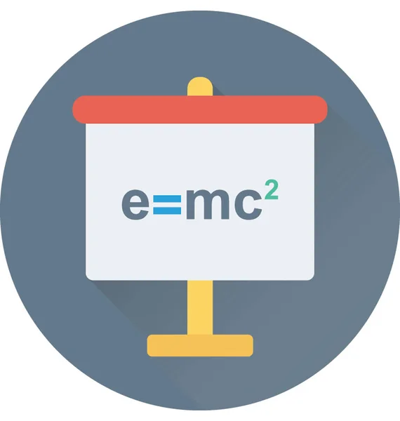 Emc2 Formula Vector Icon — Stock Vector