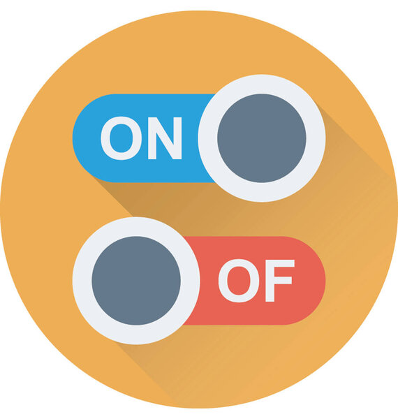 Toggle Buttons Vector Icon