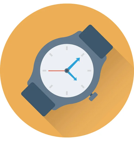 Reloj Pulsera Vector Icono — Archivo Imágenes Vectoriales