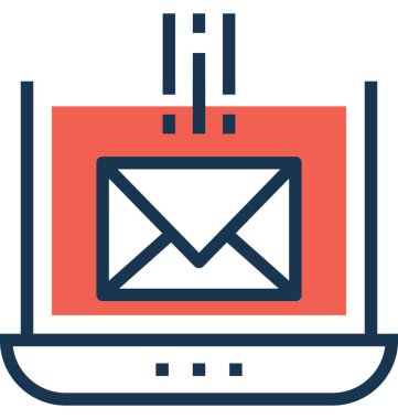 Geribildirim düz vektör simgesi 