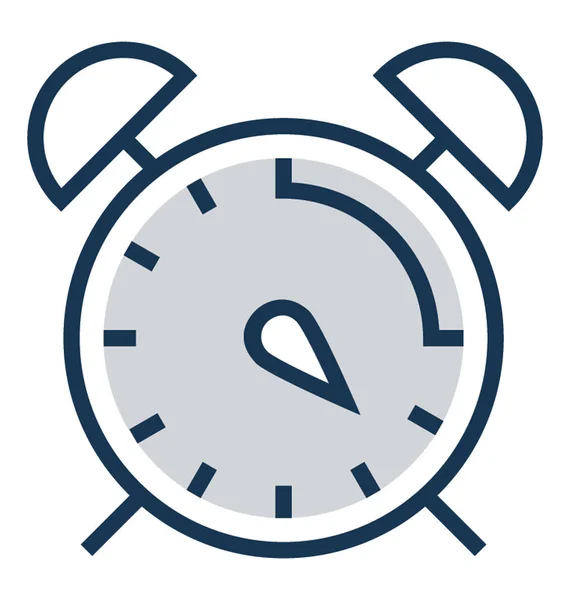 Alarm Vlakke Vector Pictogram — Stockvector