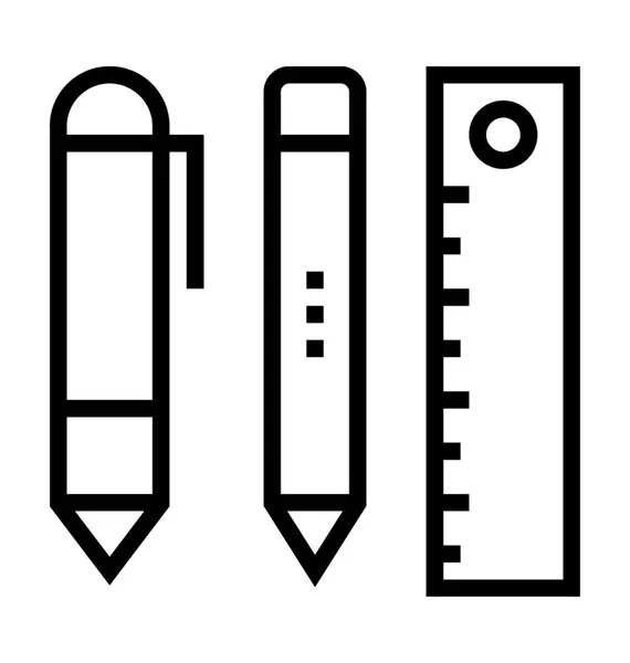 Vektor-Symbol für Schreibwaren — Stockvektor