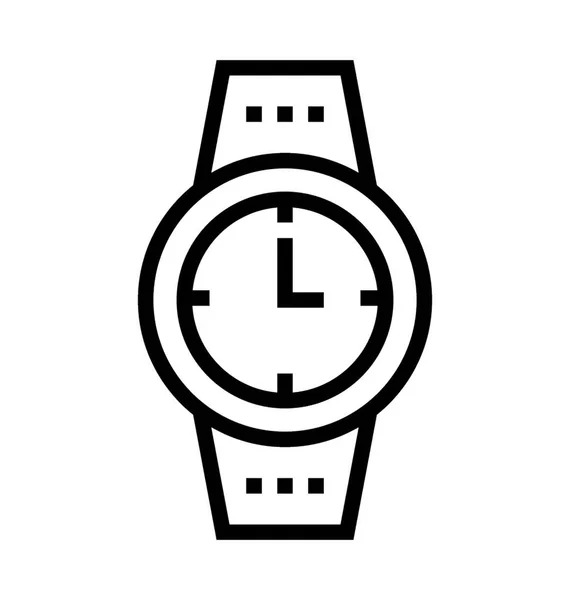 Icono del vector reloj de pulsera — Vector de stock