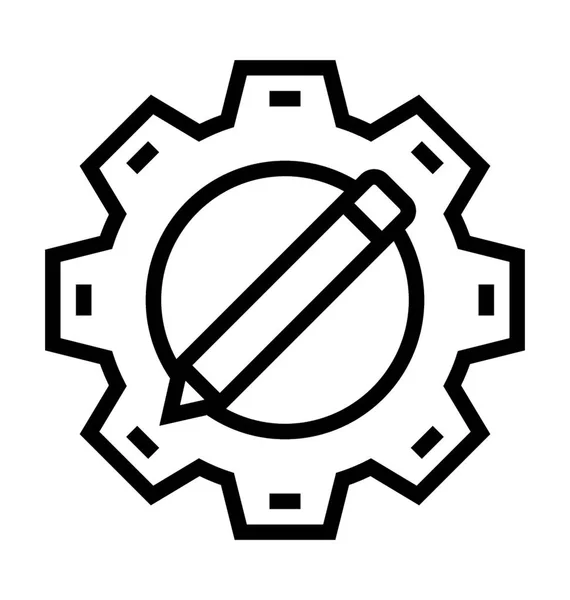 Paramètres de composition Icône vectorielle — Image vectorielle