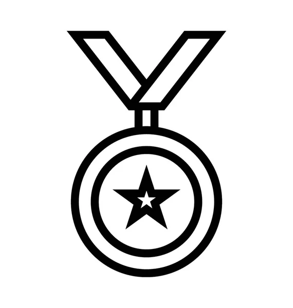Icona vettoriale medaglia — Vettoriale Stock