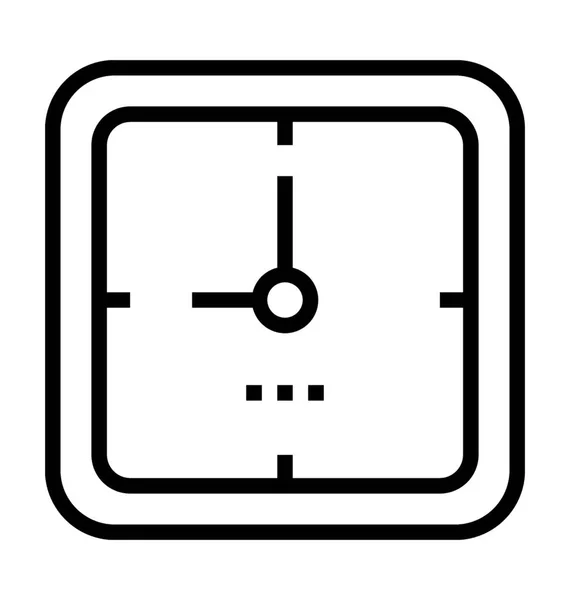 Clock Vector Icon — Stock Vector