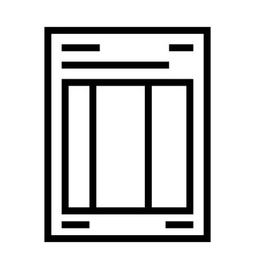  Düzen vektör simgesi