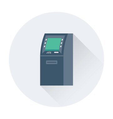 ATM makine vektör simgesi