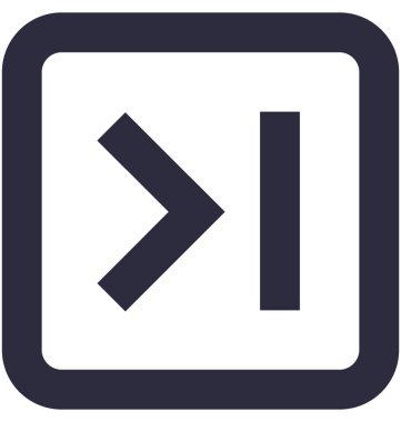 İleri düğmesi vektör simgesi