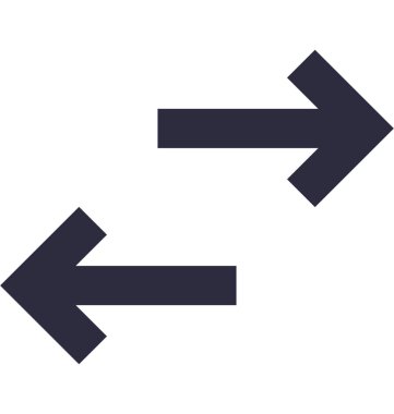 Oklar vektör simge karşısında 