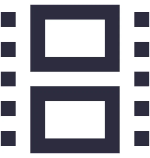 Film Reel Vector Pictogram — Stockvector