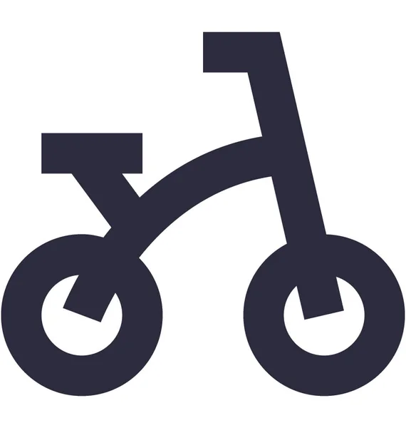 Icône Vecteur Plat Cycle — Image vectorielle