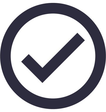 işaretleme vektör simgesini kontrol et