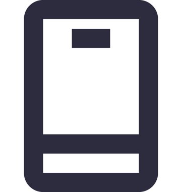 telefon düz vektör simgesi