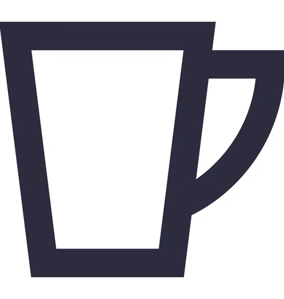 Векторный Значок Чашки Чая — стоковый вектор