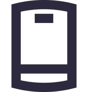 telefon düz vektör simgesi