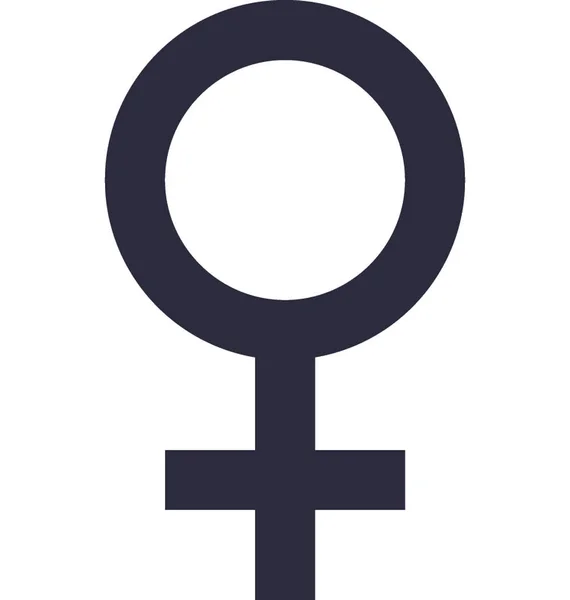 Vrouwelijk Geslacht Vector Icon — Stockvector