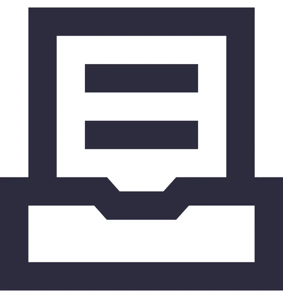 Ordner Flat Vector Icon — Stockvektor