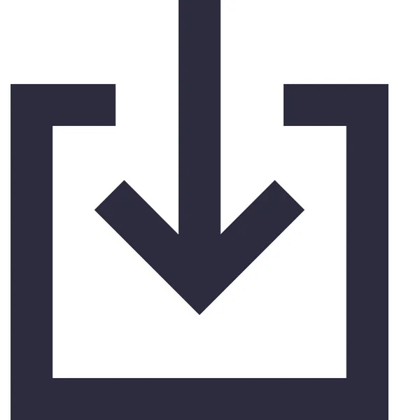 Ladda Ner Platt Vektor Symbol — Stock vektor