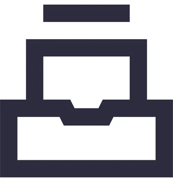 Ordner Flat Vector Icon — Stockvektor