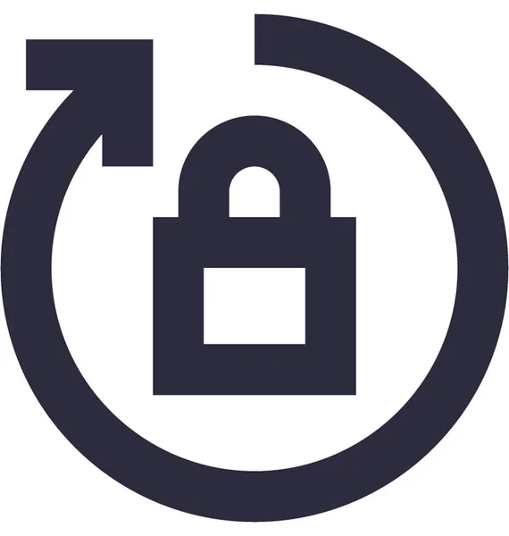 Update Password Vector Icon — Stock Vector