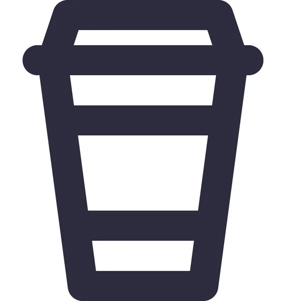 Šťávy Cup Vektorové Ikony — Stockový vektor